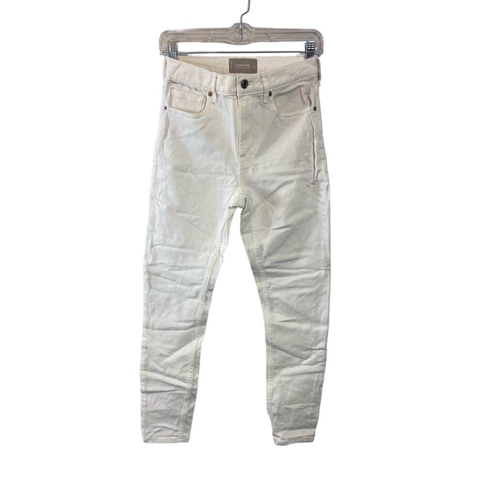 Everlane The High Rise Skinny Jeans White Size 26 Regular